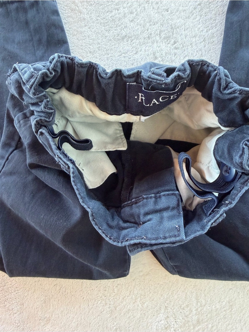 Bundle-Uniform 3Pants-The Children's Place-Boys Pull-On-Navy & Khaki Size 5 - Picture 4 of 14